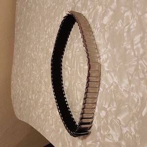 Vintage silver square belt